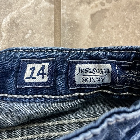 Miss Me Girls Skinny Jeans Size 14 - Picture 4 of 16
